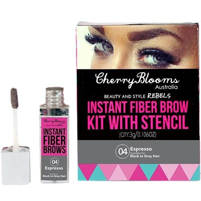 Cherry Blooms Instant Fiber Brow Kit - Espresso 4 pc.