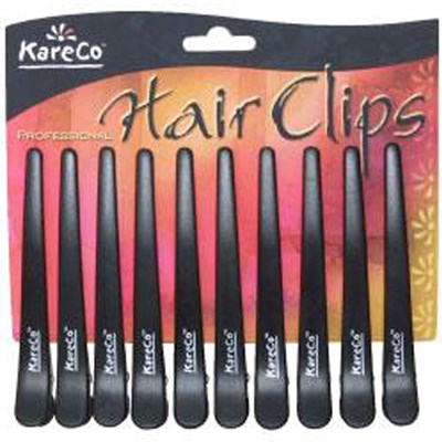 KareCo Hair Clips - Black 10 ct.